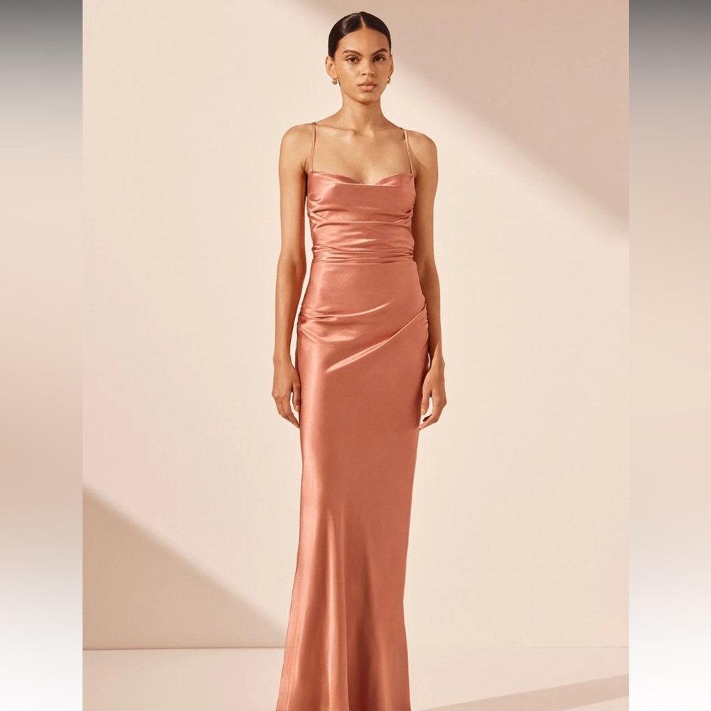 Shona Joy La Lune Lace Back Maxi Dress